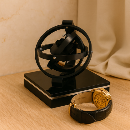 Automatic Watch Winder with Display Case for Mechanical Watches