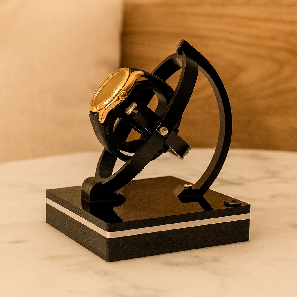 Automatic Watch Winder with Display Case for Mechanical Watches