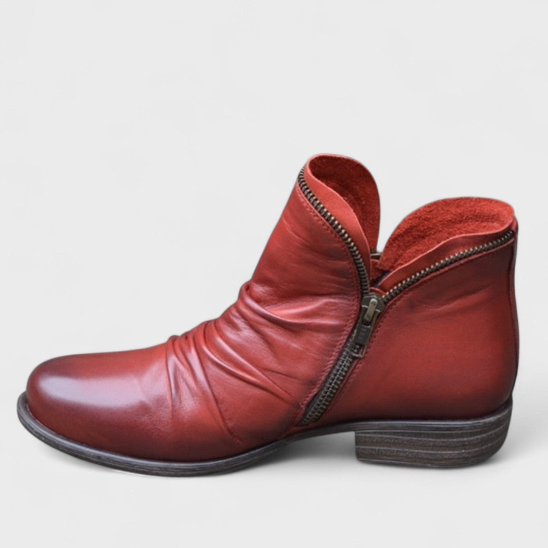 Women's heeled comfort ankle boots