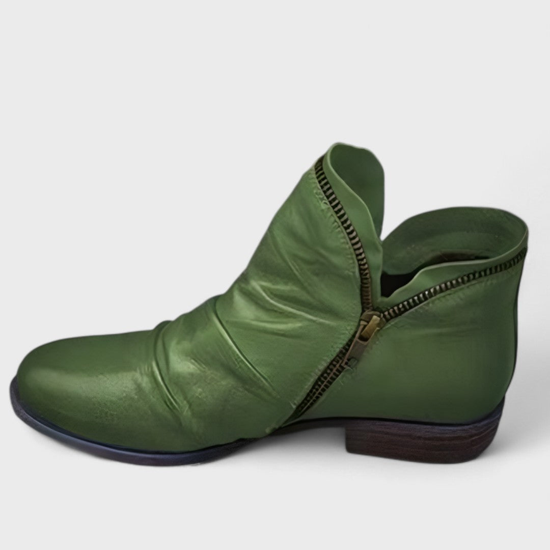 Women's heeled comfort ankle boots