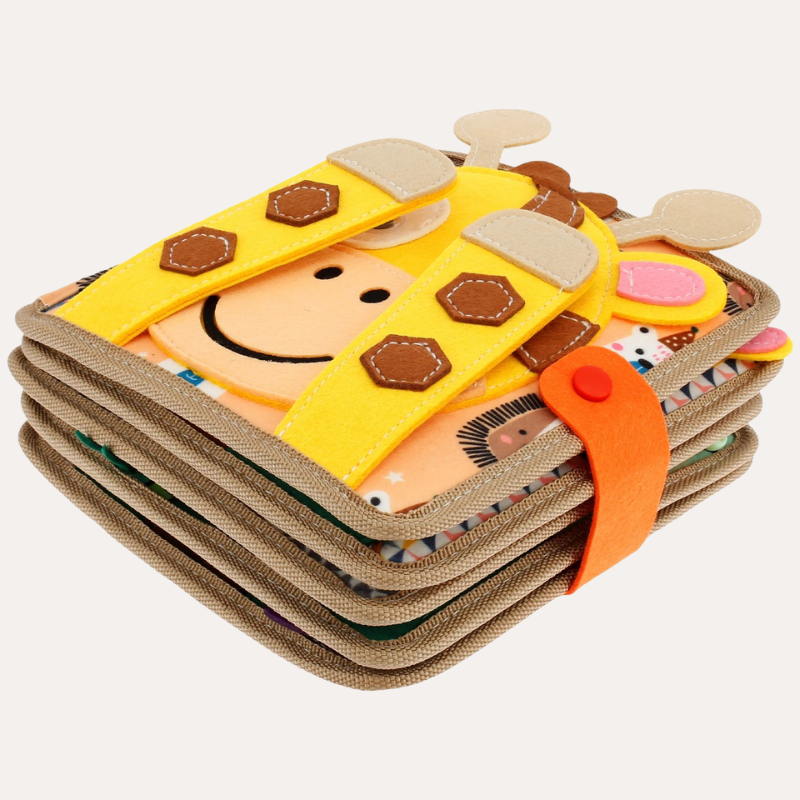 Montessori felt quiet activity busy book for toddlers