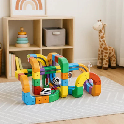 Modular car track for kids