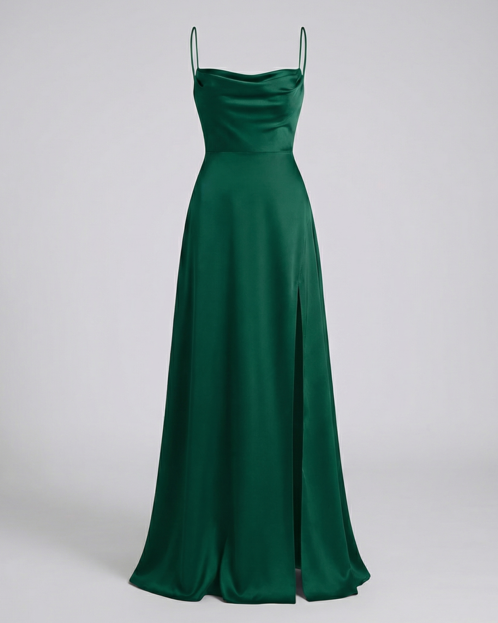 Women's side-split maxi dress colour option