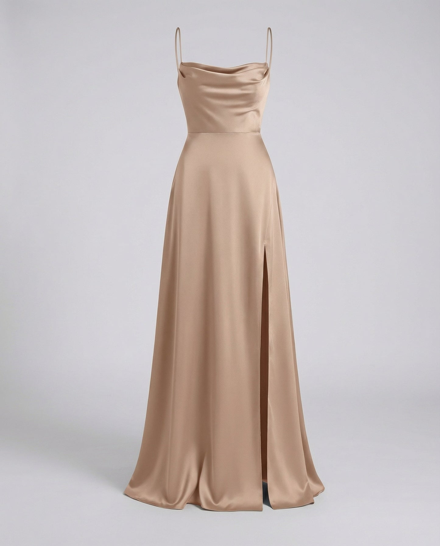 Women's evening slip maxi dress