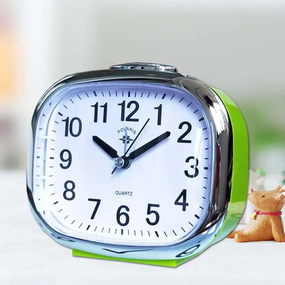 Silent Alarm Clock – Non-Ticking Clock with Night Light & Snooze