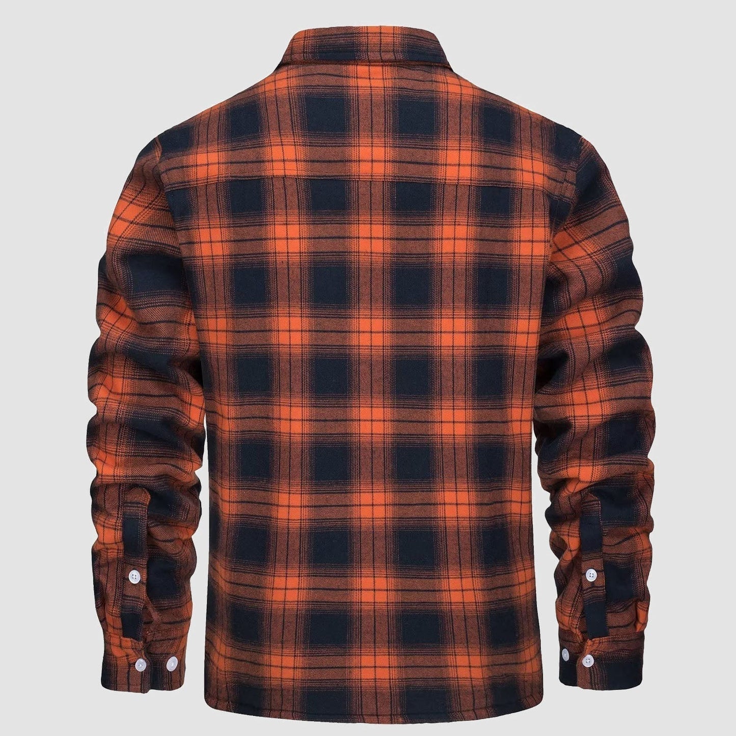 Plaid Shacket – Sherpa-Lined Casual Shirt Jacket