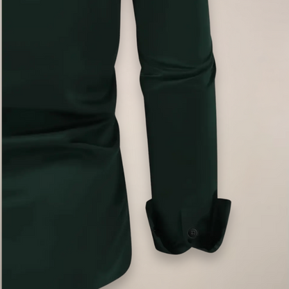 Slim-Fit Shirt – Long-Sleeve Button-Front Spring Shirt