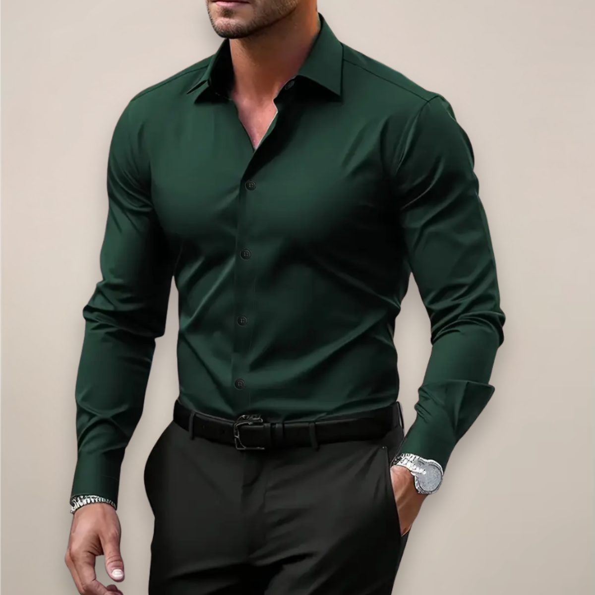 Men's classic collar shirt