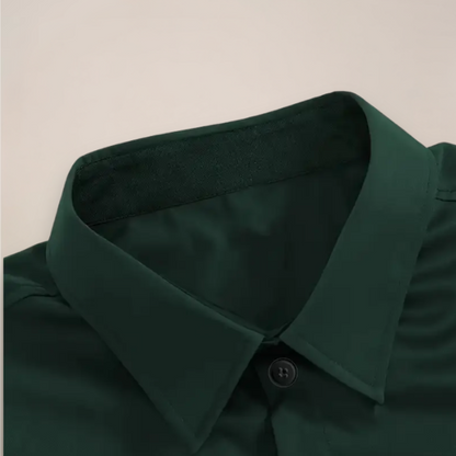 Slim-Fit Shirt – Long-Sleeve Button-Front Spring Shirt