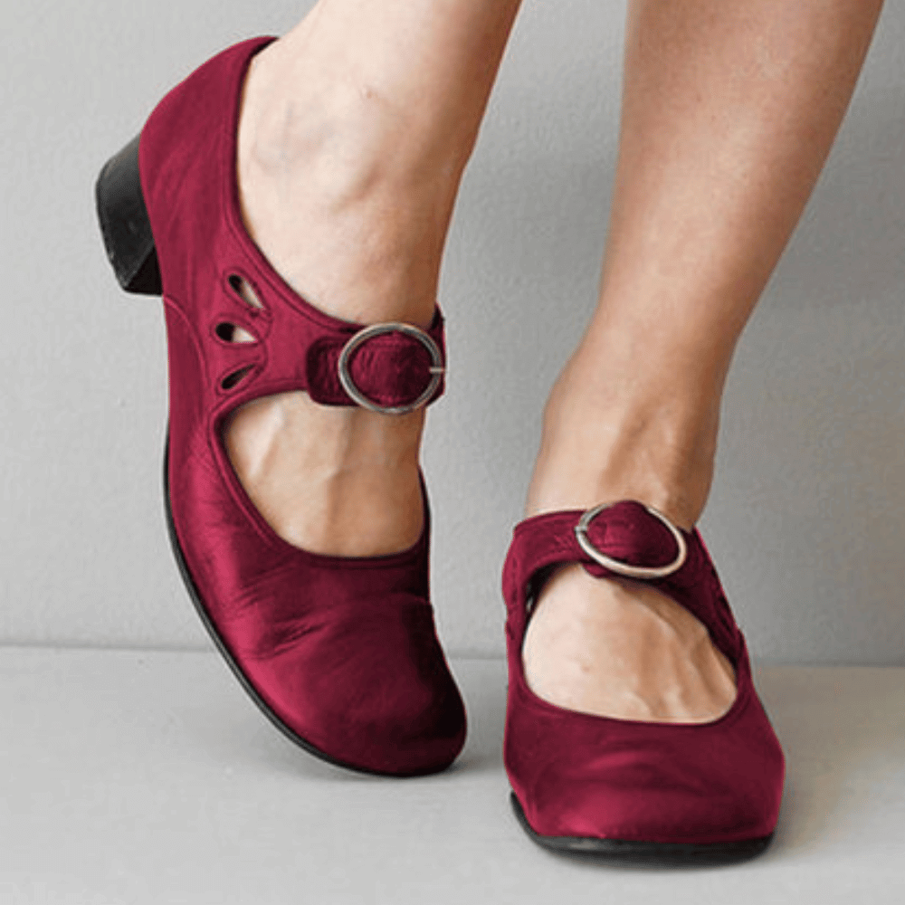 Leather Sandals for Women, Comfort Arch Support Sandals with Soft Footbed