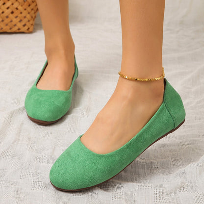 Suede Slippers for Women, Soft Comfort Slippers with Non-Slip Sole