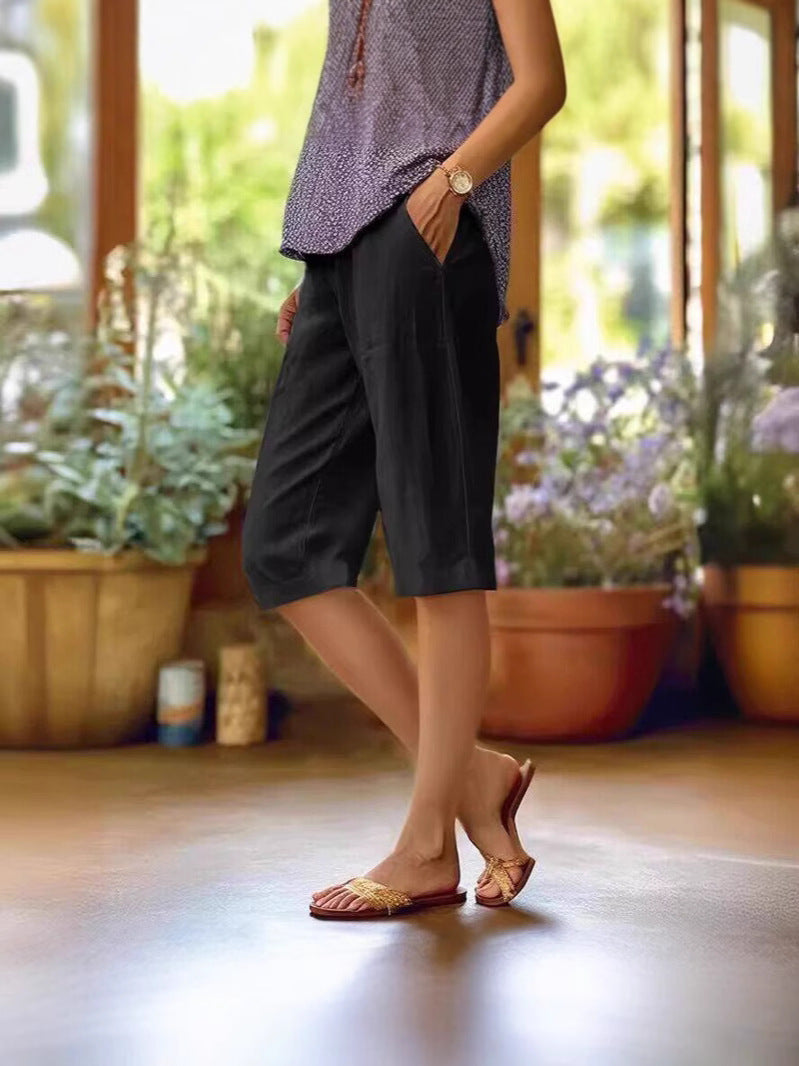 Women's tailored summer shorts