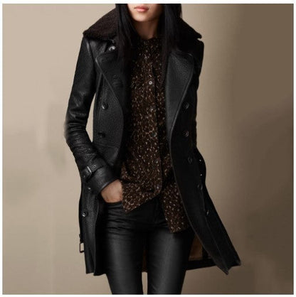Women's Collared Jacket – Smart Fold-Over Collar Jacket