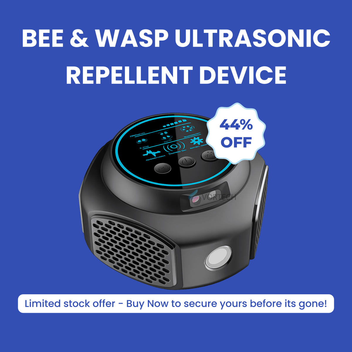 Plug-in ultrasonic pest repeller device