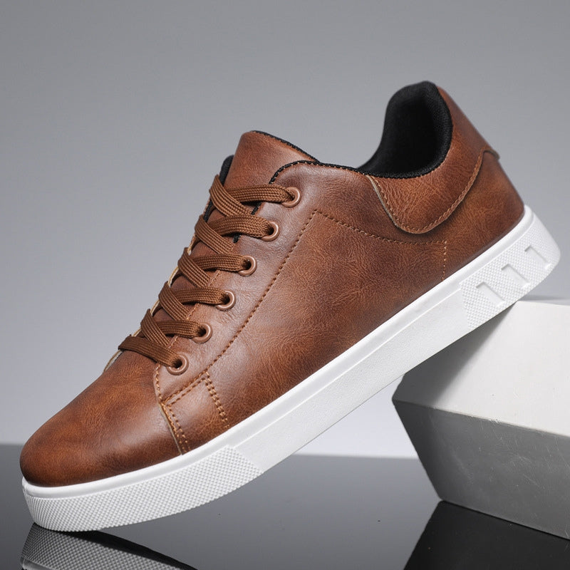 Men's vegan cushioned trainers - side