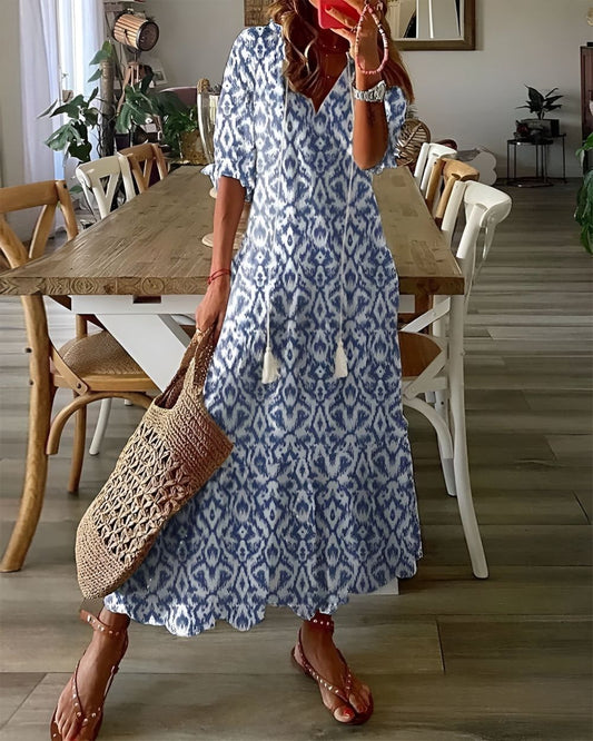 Women's boho beach cover-up dress