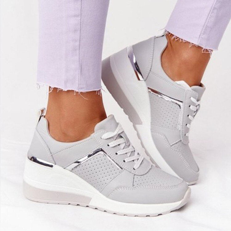 Orthopaedic Mesh Trainers for Women, Cushioned Comfort Sneakers with Arch Support