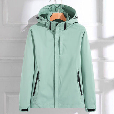 Women's Softshell Jacket – Functional Hooded Zip Jacket