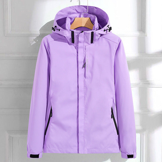 Women's Softshell Jacket – Functional Hooded Zip Jacket
