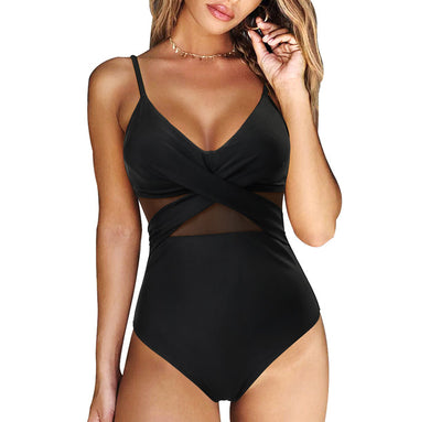 Women's Push-Up Swimsuit – Flattering One-Piece Swimming Costume
