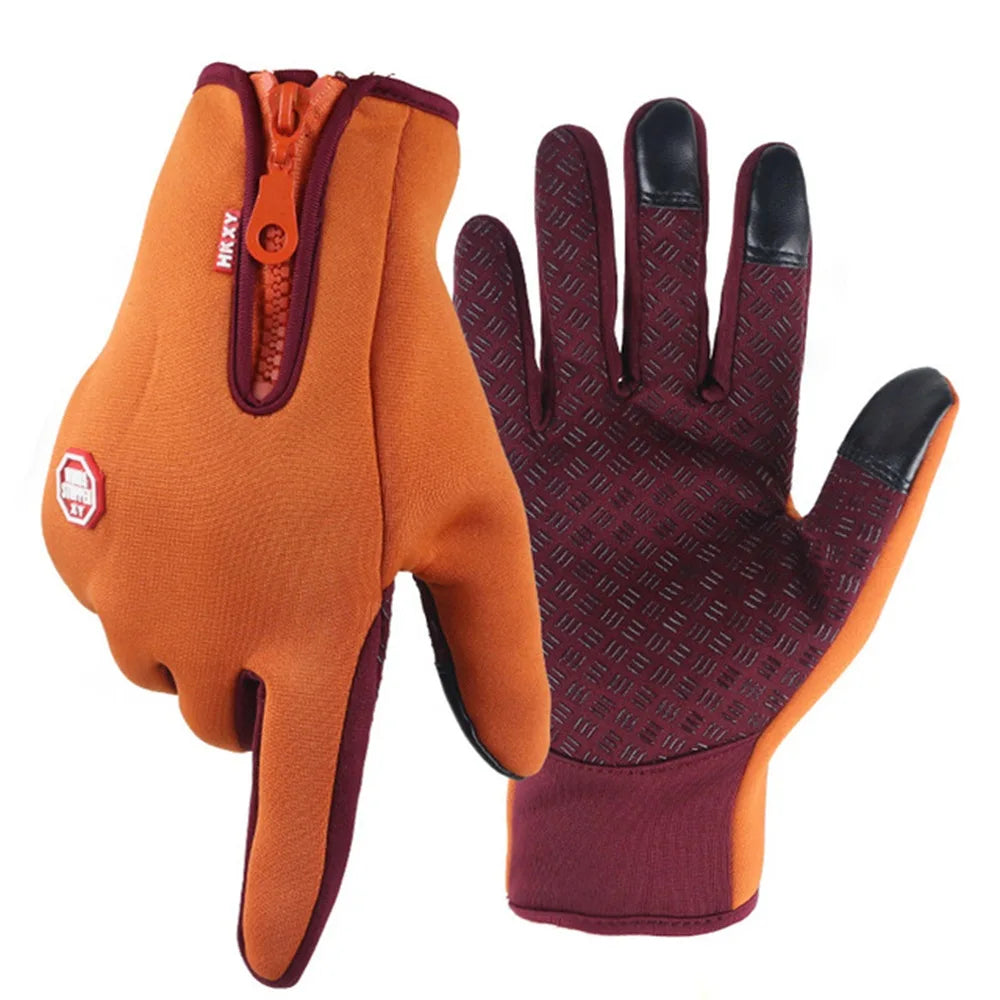 Heated Touchscreen Gloves – Windproof Winter Gloves