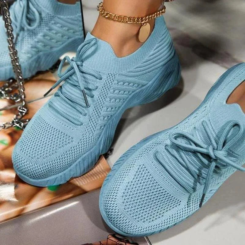 Orthopaedic Mesh Sneakers for Women – Lightweight Breathable Trainers with Arch Support