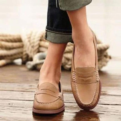 Orthopaedic Slip-On Slippers for Women, Vegan Leather Slippers with Faux Fur Lining