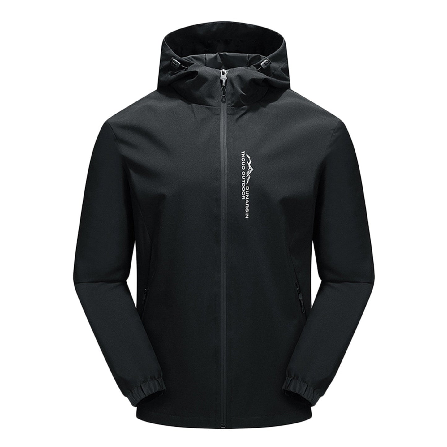 Women's lightweight waterproof hooded jacket - back