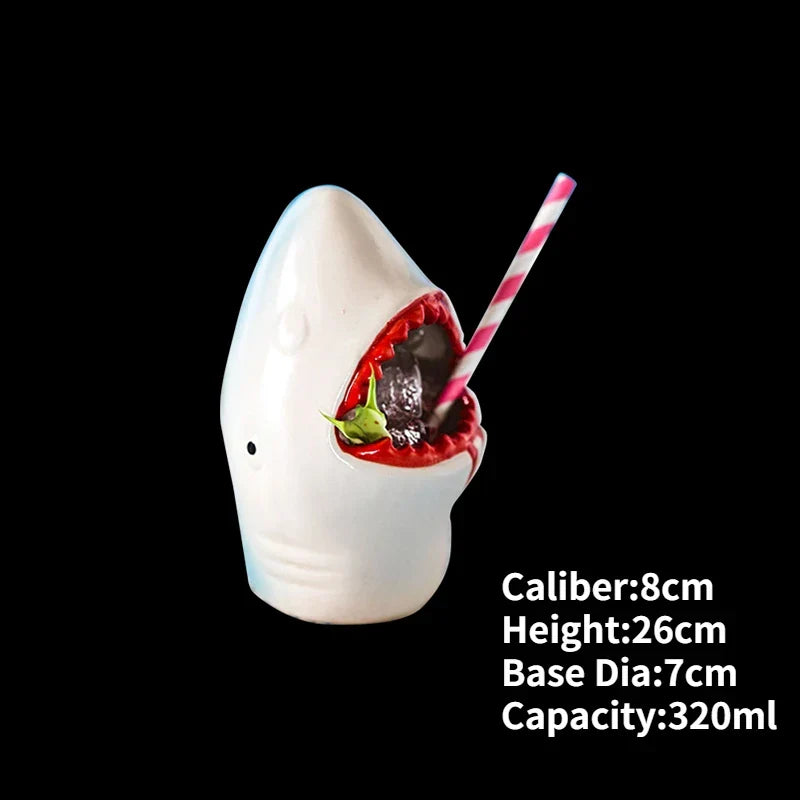 Handmade Ceramic Cocktail Mugs – Novelty Tiki Cups for Parties