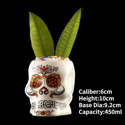 Handmade ceramic novelty cocktail tiki mug