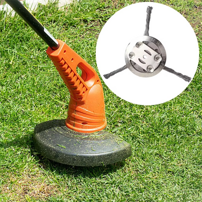 Universal Weed Brush Trimmer Head – Steel Wire Garden Tool