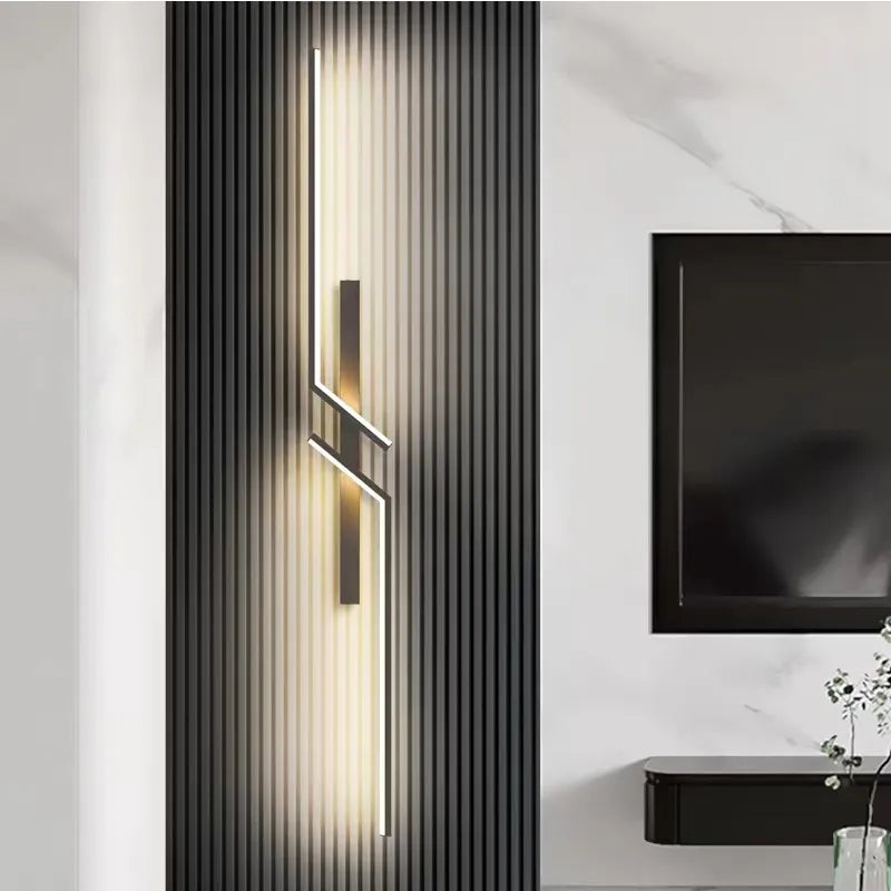 Zigzag LED Wall Lamp – Modern Geometric Ambient Light