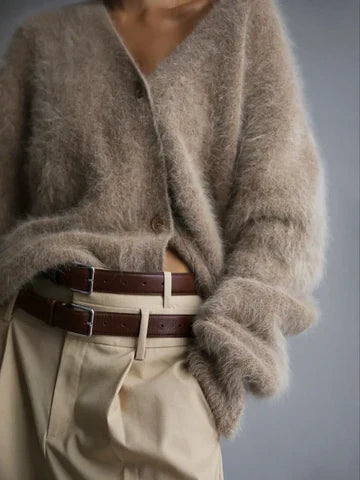 Women's elegant cashmere cardigan