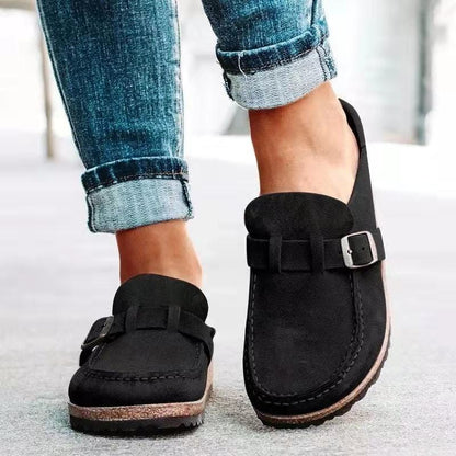 Retro Slide Sandals for Women, Cushioned Comfort Sliders with Arch Support