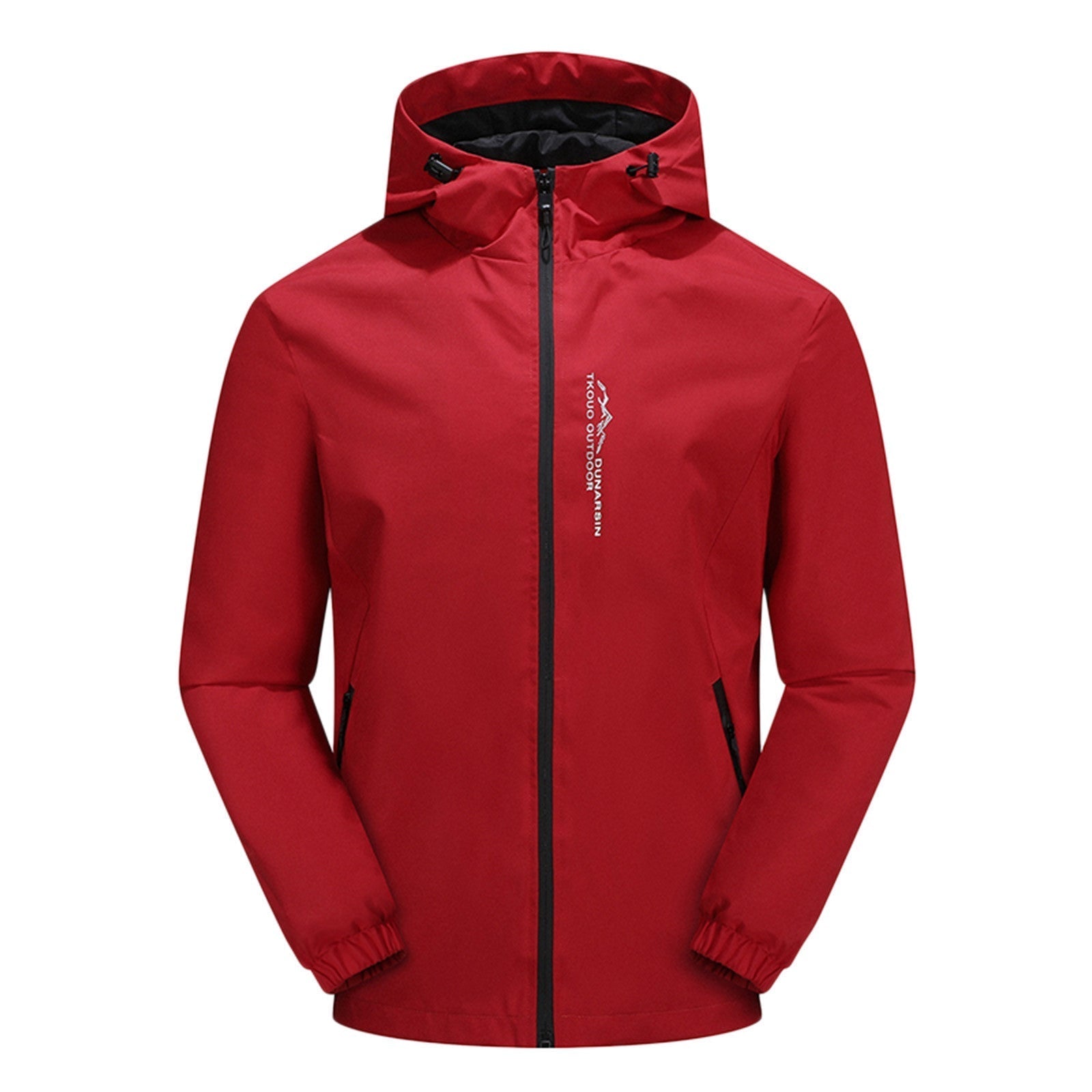 Women's waterproof windproof hooded outdoor jacket - front
