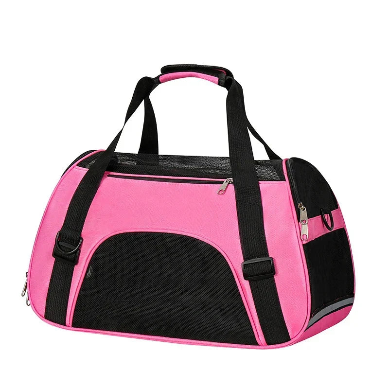 Breathable soft pet travel carrier bag