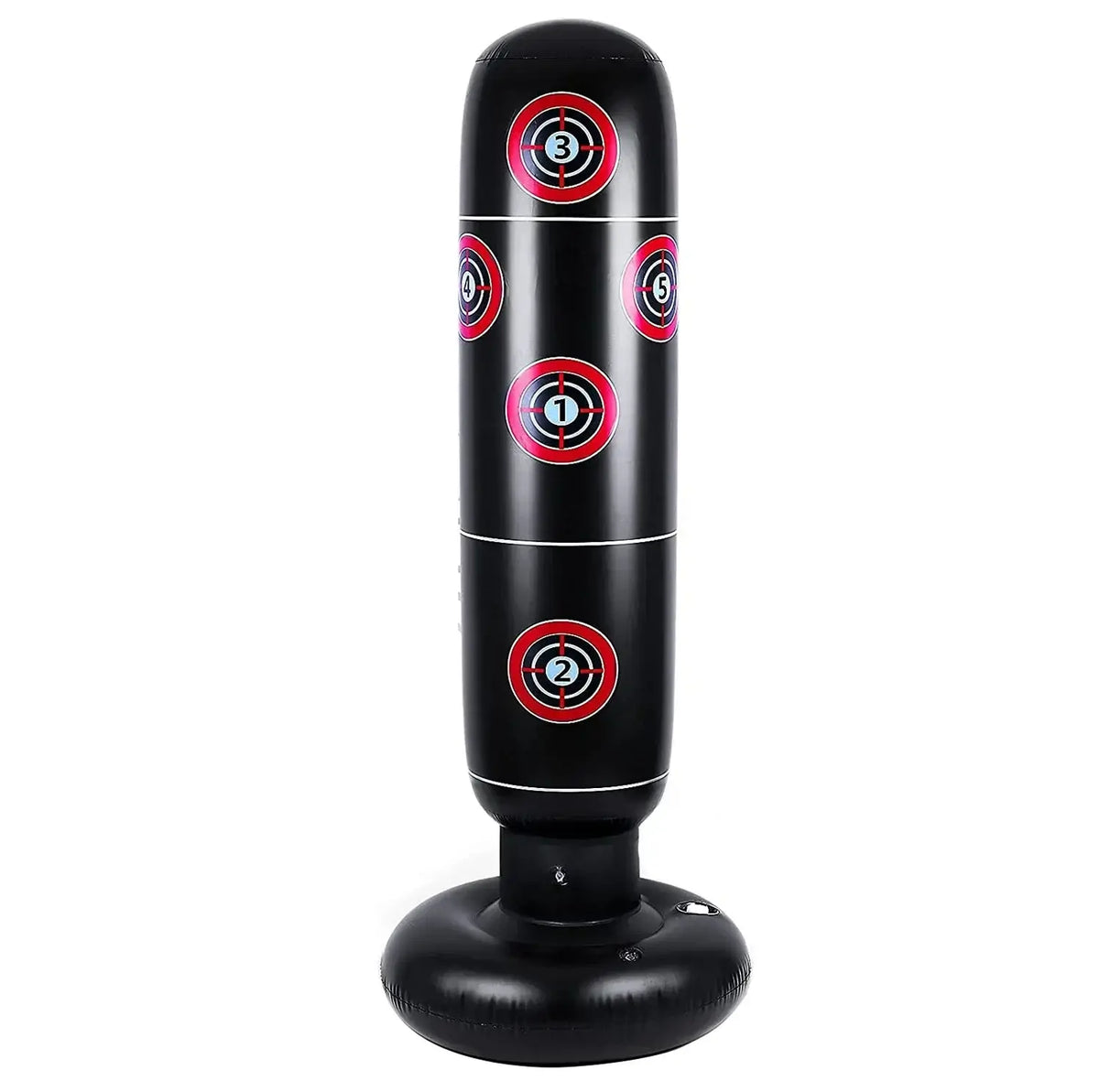 Inflatable free-standing punching bop bag