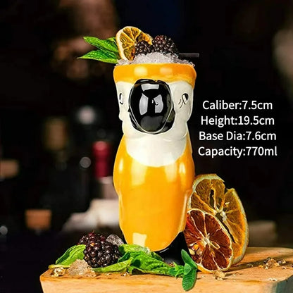 Handmade Ceramic Cocktail Mugs – Novelty Tiki Cups for Parties