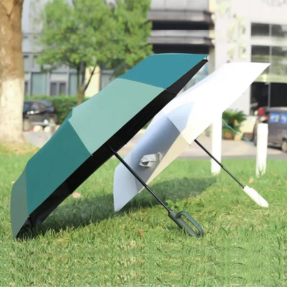 Automatic Windproof Umbrella – 8-Rib Frame with UV Coating