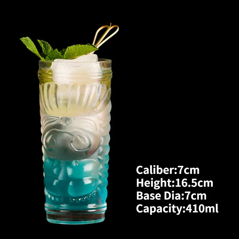 Handmade Ceramic Cocktail Mugs – Novelty Tiki Cups for Parties