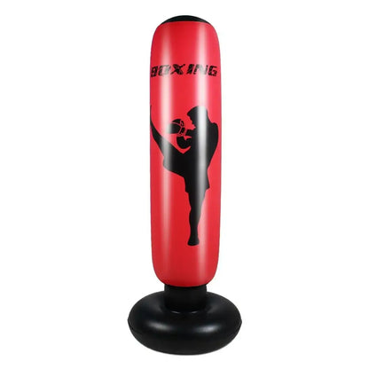 Inflatable free-standing punching bop bag
