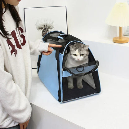 Breathable soft pet travel carrier bag