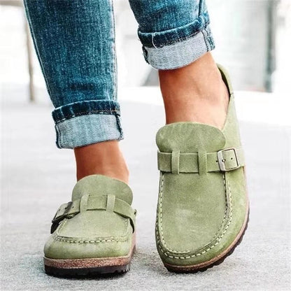 Retro Slide Sandals for Women, Cushioned Comfort Sliders with Arch Support