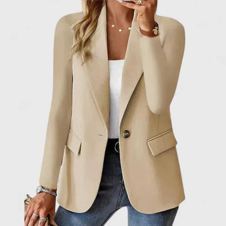 Women's lapel blazer - detail