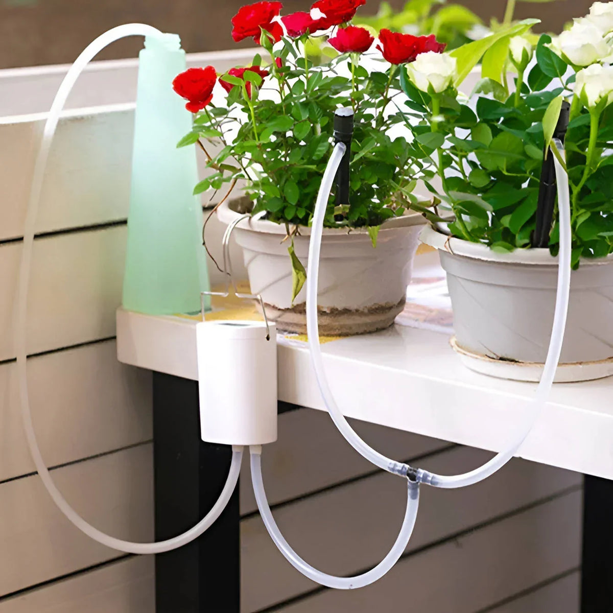 Automatic Plant Watering System – Timer Pump for 2–8 Pots