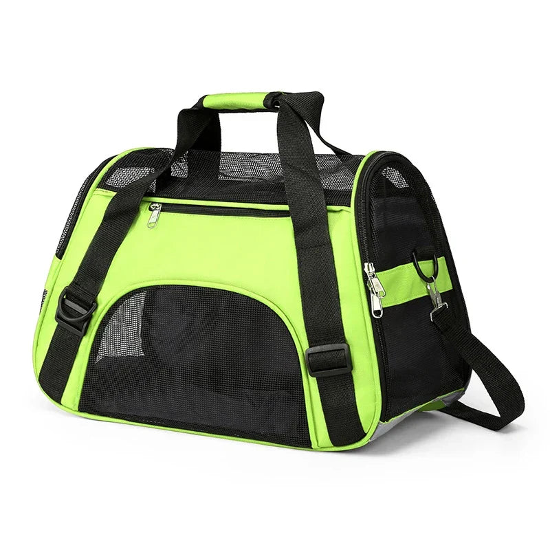 Breathable soft pet travel carrier bag