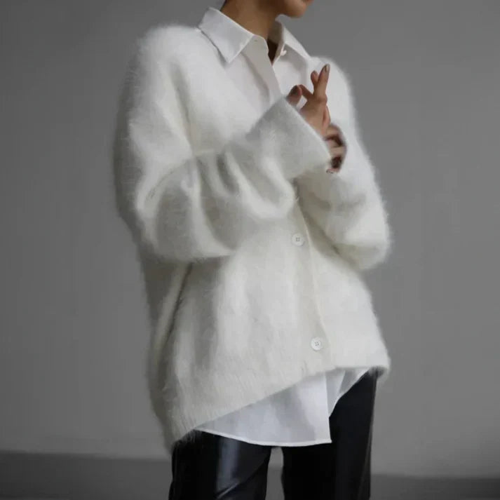Women's cashmere cardigan - detail