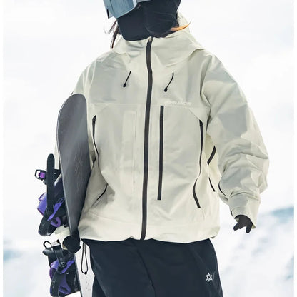 Women's Ski Jacket – Waterproof Hooded Winter Snow Jacket