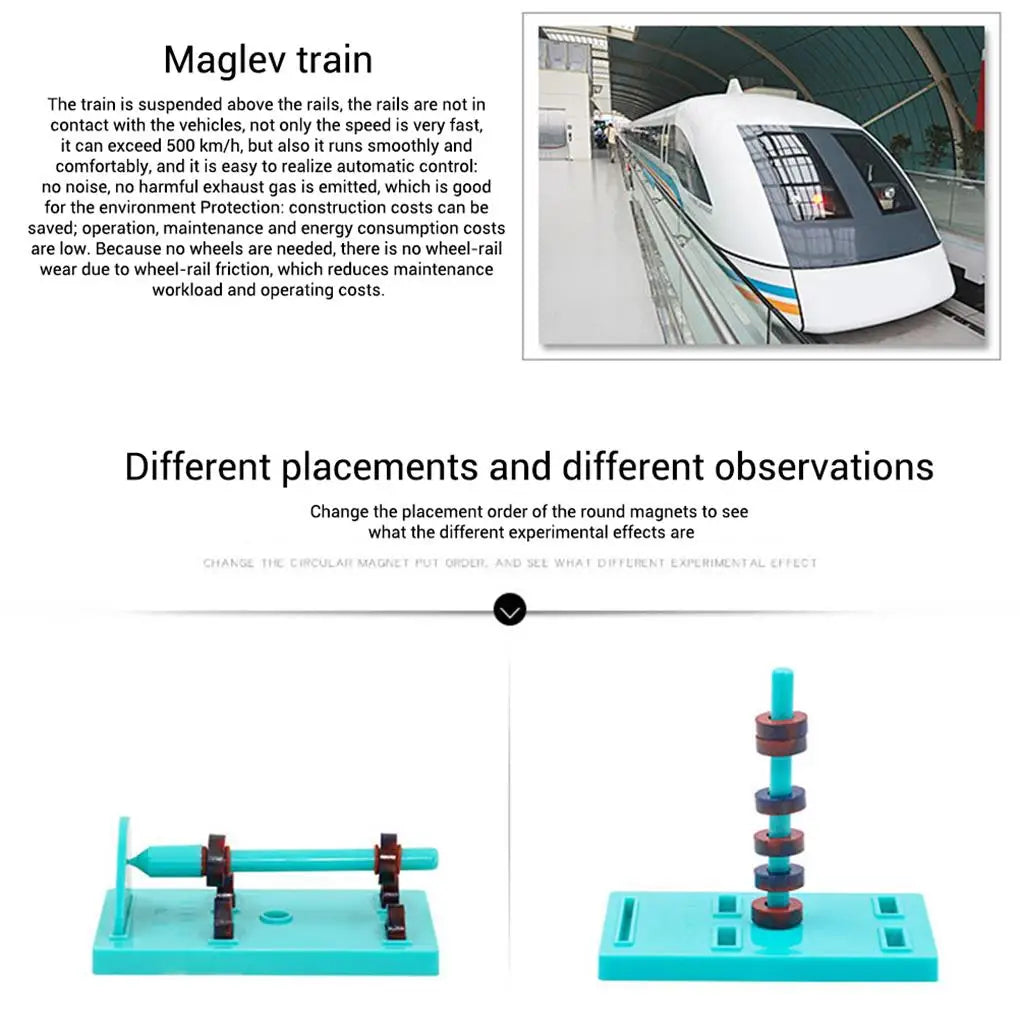 Educational magnet science discovery set for kids