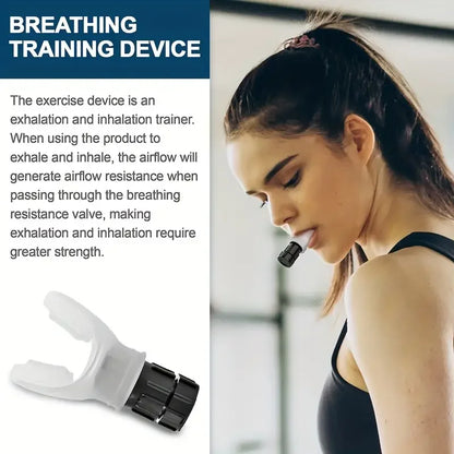 Breathing Trainer – Adjustable Resistance Lung Capacity Trainer